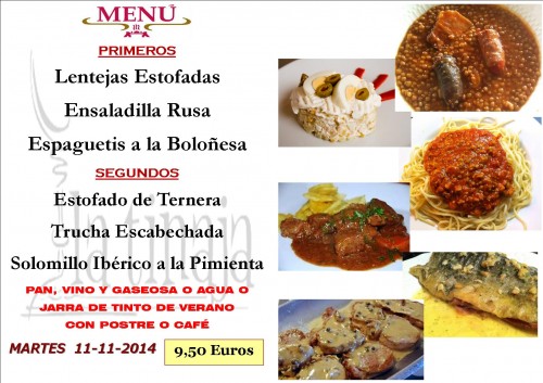 Menu del dia 11 del 11