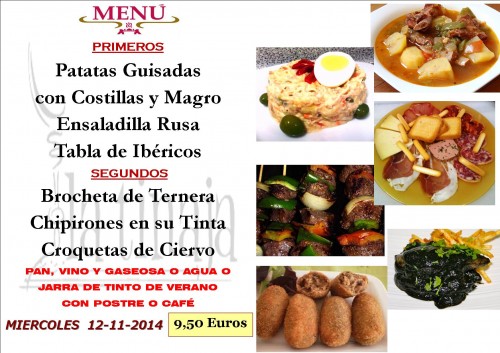 Menu del dia 12 del 11