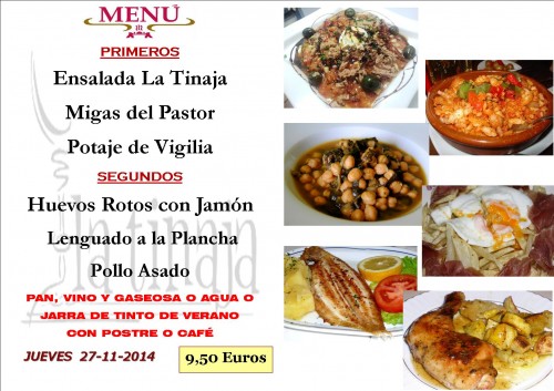 Menu del dia 27 del 11