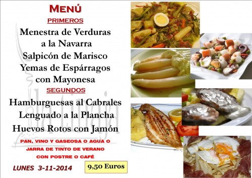 Menu del dia 3 DEL 11