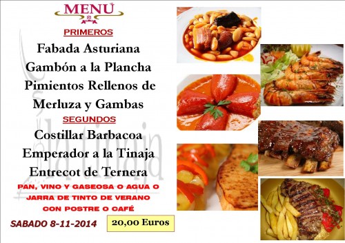 Menu del dia 8 del 11