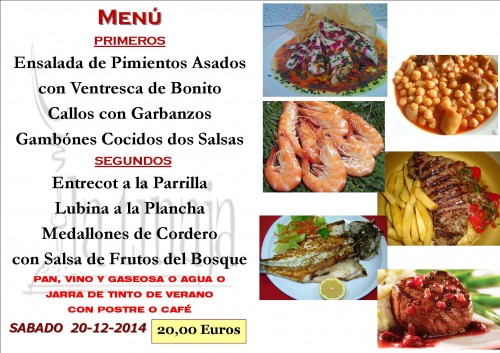 Menu del dia 20 del 12