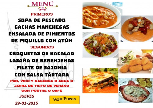 Menu del dia 29 DEL 1