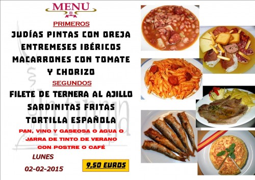 Menu del dia 2 del 2