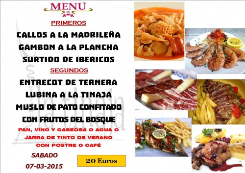 Menu del 7 del 3