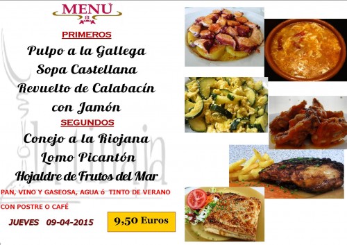 Menu del 09del 4