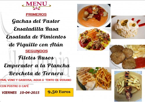 Menu del 10del 4