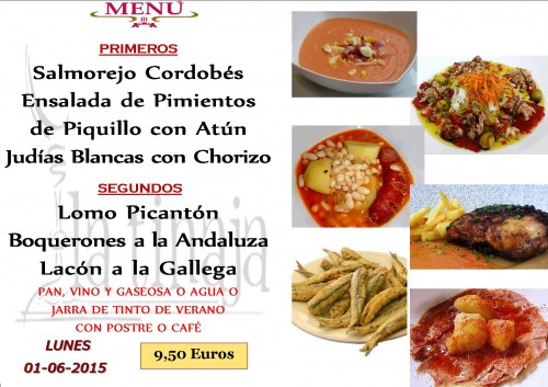 Menu del  1 del 6