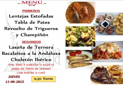 Menu del 11 del 6