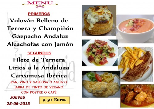 Menu del 25 del 6