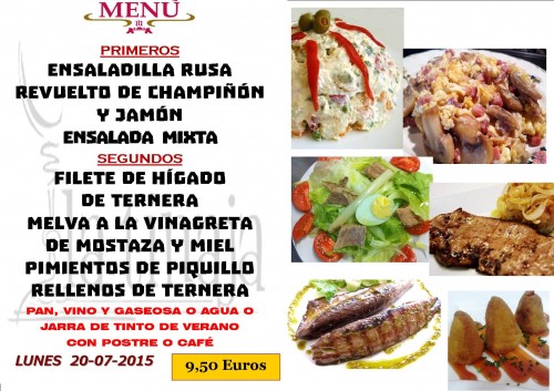 Menu del 20 del 7