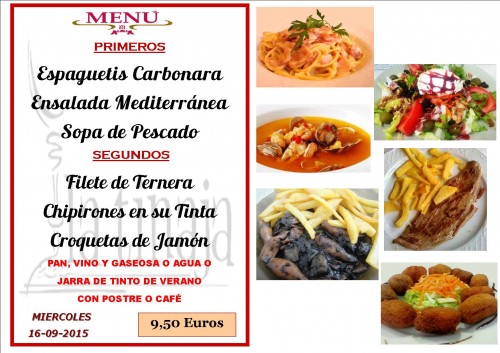 menu del 16 del 9