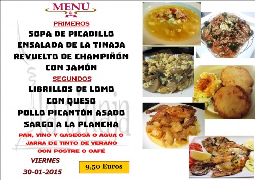 Menu del dia 30 DEL 1