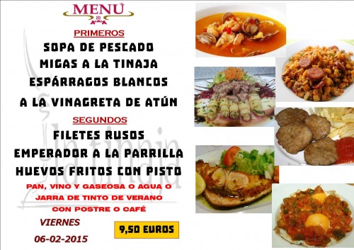 Menu del dia 06 del 2