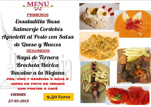 Menu del 27 del 3