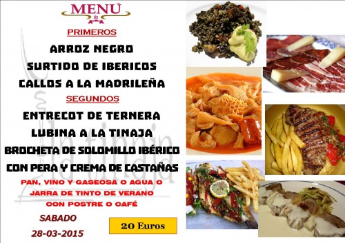 Menu del 28 del 3