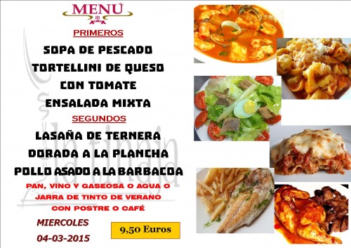 Menu del 4 del 3