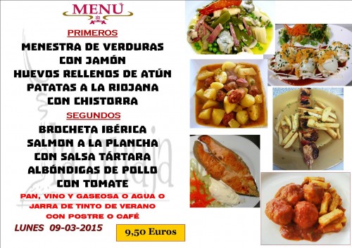 Menu del 9 del 3