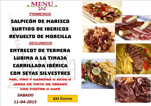 Menu del  11  del 3