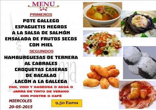 Menu del 20 del 5