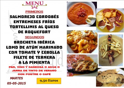 Menu del 5 del 5