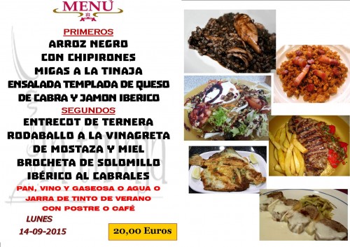 Menu del 14 del 7