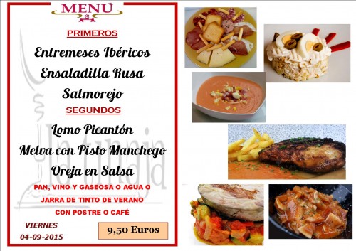 menu del 4 del 9