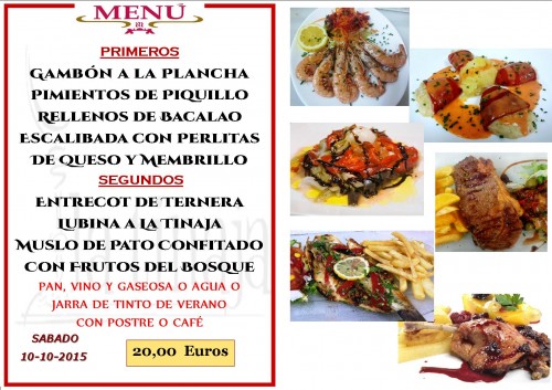 Menu del  10 del 10