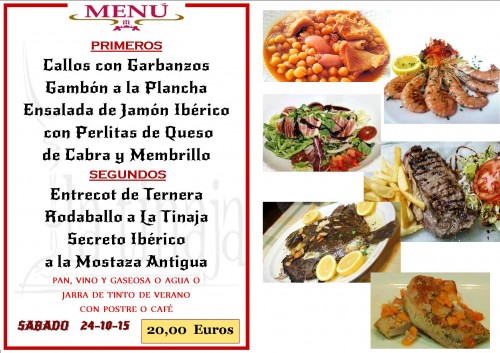 Menu del  24 del 10