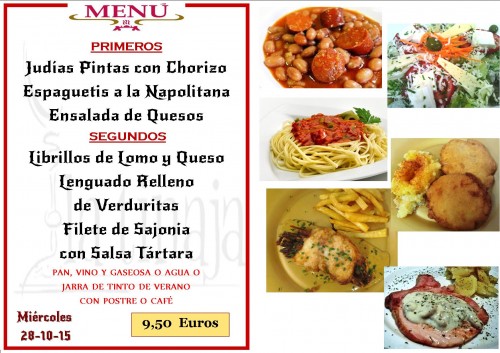 Menu del  28 del 10