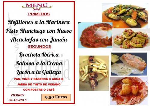 menu del  30 del 10