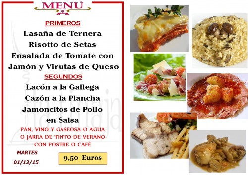 Menu del  1 del 12