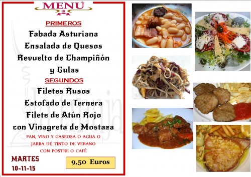 Menu del  10 del 11
