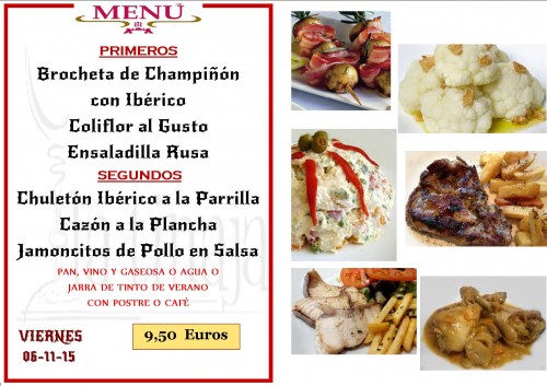 Menu del  6 del 11