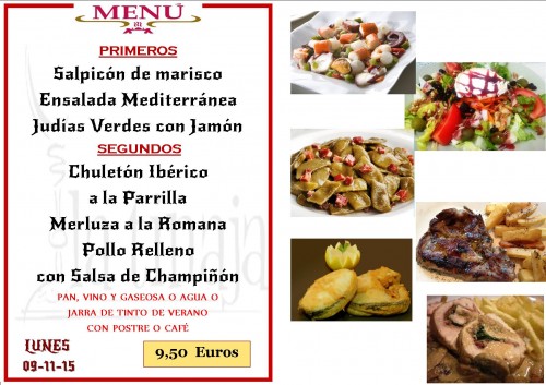 Menu del  9 del 11