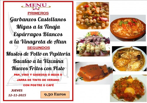 menu del  12 del  11