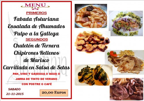 menu del  21 del 11
