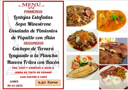 menu del  30 del  11