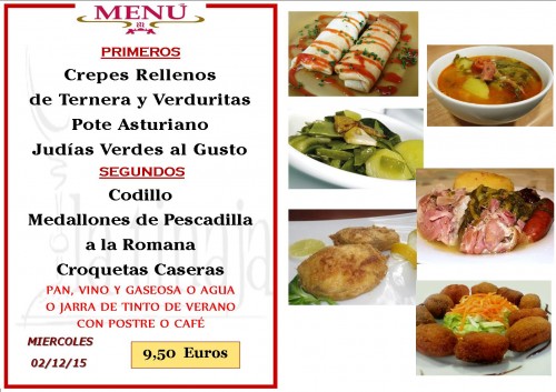 Menu del  2 del 12