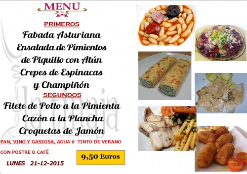 Menu del 21 del 12