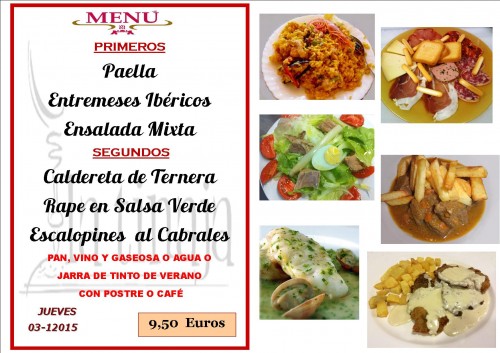 menu del  3 del  12