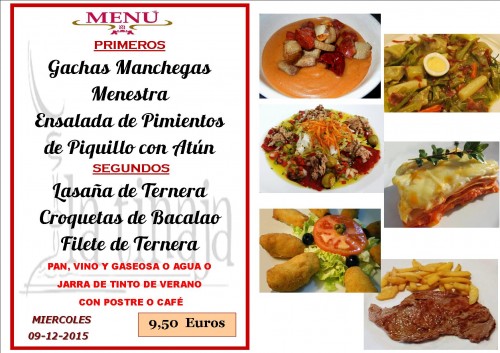 menu del  9 del  12