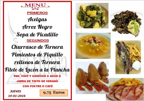 menu del  14 del 1