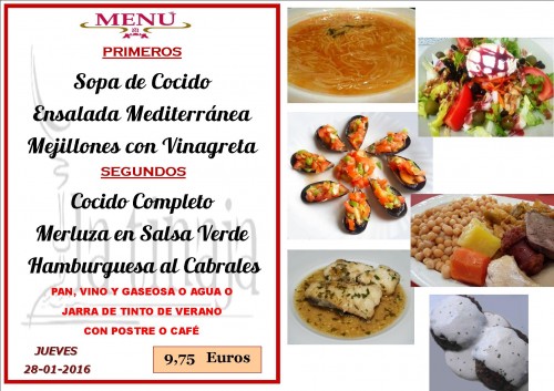 menu del  28 del 1