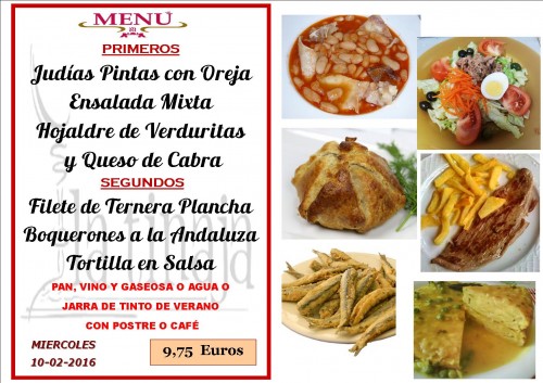 menu del  10 del 2