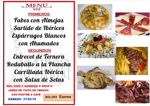 menu del  27 del 2