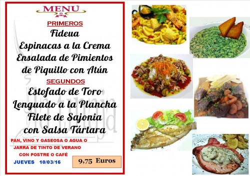 Menu del 10 del 3