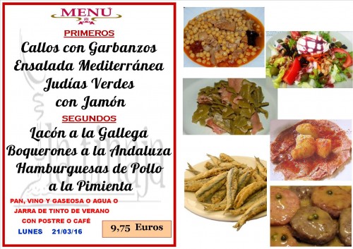 Menu del 21 del 3