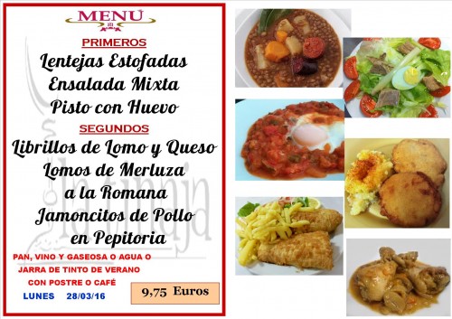 Menu del 28 del 3