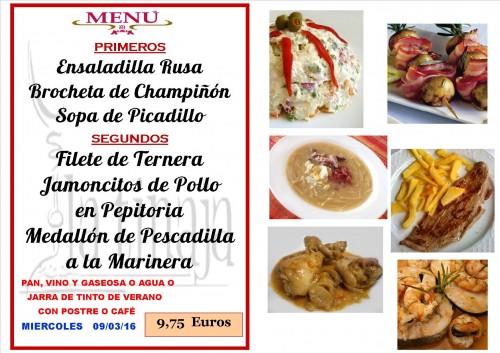 Menu del 9 del 3